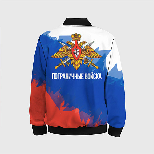 Детский бомбер Граница / 3D-Черный – фото 2