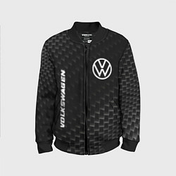 Детский бомбер Volkswagen карбоновый фон