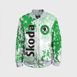 Детский бомбер Skoda auto logo