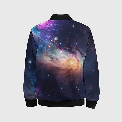 Детский бомбер Комическое пространство / 3D-Черный – фото 2