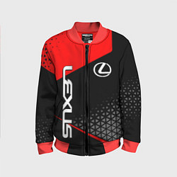 Бомбер детский Lexus - red sportwear, цвет: 3D-красный