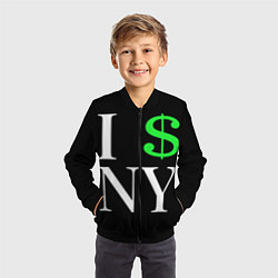 Бомбер детский I steal NY - Payday 3, цвет: 3D-черный — фото 2