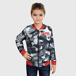 Бомбер детский Chevrolet tahoe military тахо, цвет: 3D-красный — фото 2