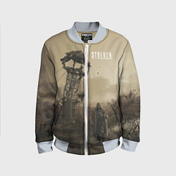 Бомбер детский STALKER трое у вышки, цвет: 3D-серый