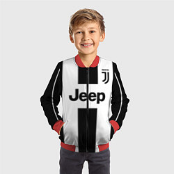 Бомбер детский Juventus collection, цвет: 3D-красный — фото 2