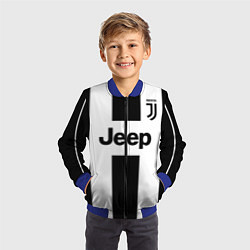 Бомбер детский Juventus collection, цвет: 3D-синий — фото 2