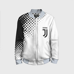 Бомбер детский Juventus sport black geometry, цвет: 3D-серый