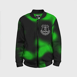 Бомбер детский Everton sport halftone, цвет: 3D-черный