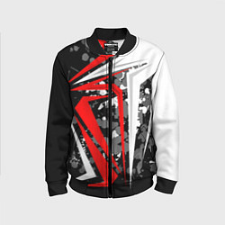 Бомбер детский Extreme geometry, цвет: 3D-черный