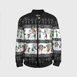 Детский бомбер Кокопелли - боги индейцев хайда