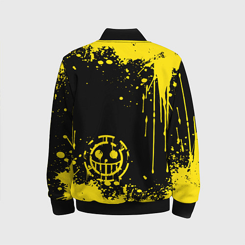 Детский бомбер Трафальгар Д Ватер Ло прозвище пират / 3D-Черный – фото 2