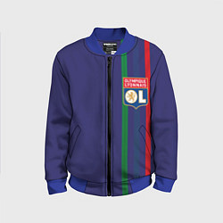 Бомбер детский Olympique lyonnais, цвет: 3D-синий