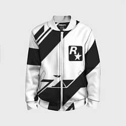 Бомбер детский Rockstar game pattern, цвет: 3D-белый