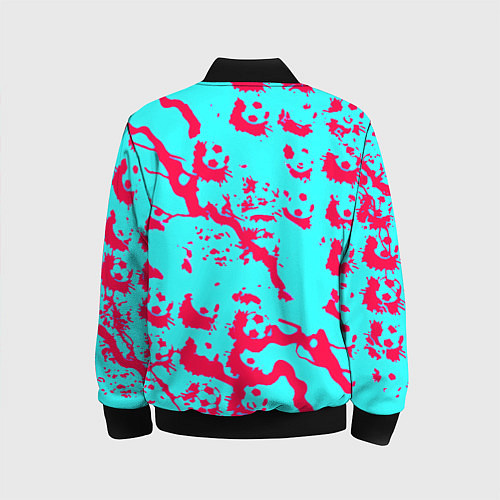 Детский бомбер Бавария Мюнхен спорт текстура / 3D-Черный – фото 2