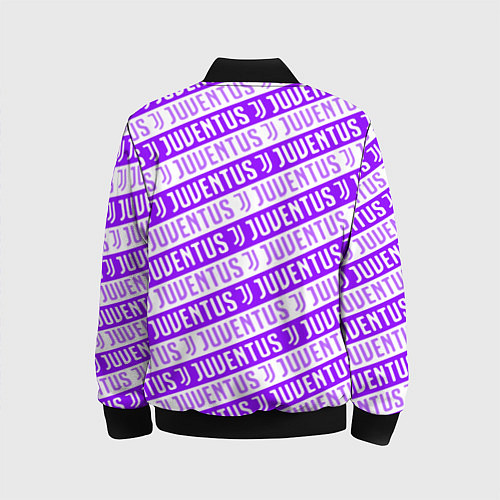 Детский бомбер Juventus pattern / 3D-Черный – фото 2
