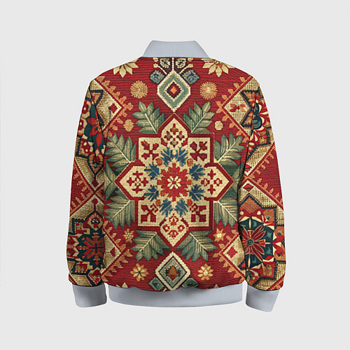 Детский бомбер Узоры советского ковра / 3D-Серый – фото 2