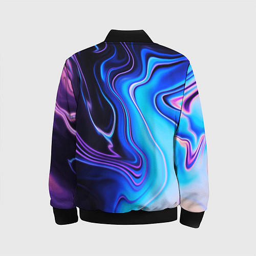 Детский бомбер Abrupt neon colors / 3D-Черный – фото 2