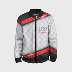 Бомбер детский AUDI auto texture, цвет: 3D-черный