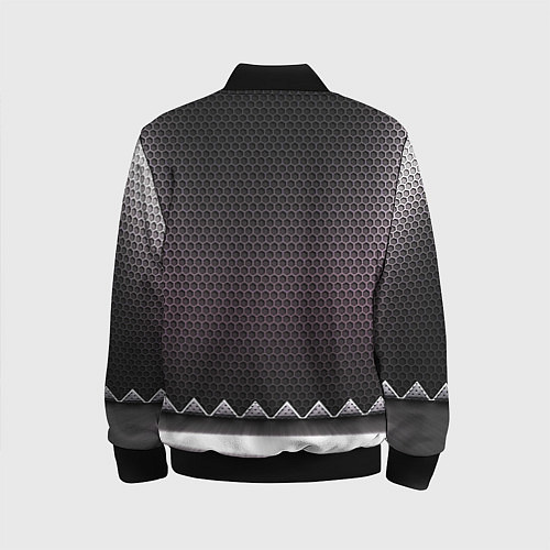 Детский бомбер Mercedes benz carbon steel / 3D-Черный – фото 2
