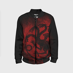 Бомбер детский Targaryen house Game of Thrones, цвет: 3D-черный