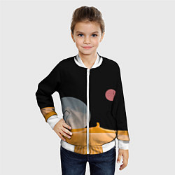 Бомбер детский Arrakis sandworm Dune, цвет: 3D-белый — фото 2