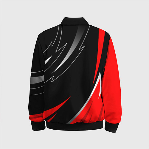 Детский бомбер Exeed - red uniform / 3D-Черный – фото 2
