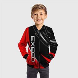 Бомбер детский Exeed - red uniform, цвет: 3D-черный — фото 2