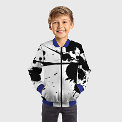 Бомбер детский Art blots - vanguard, цвет: 3D-синий — фото 2