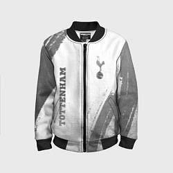 Детский бомбер Tottenham - white gradient вертикально