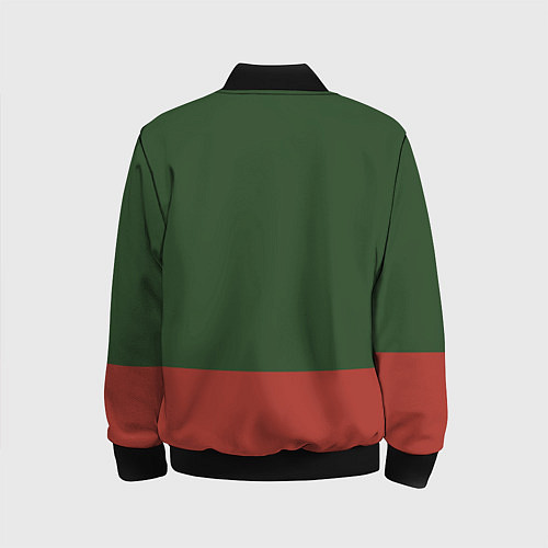 Детский бомбер Мотострелковые войска: герб со щитом / 3D-Черный – фото 2