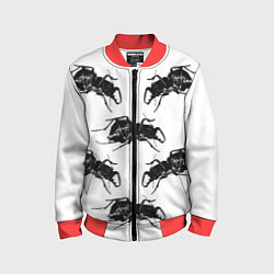 Бомбер детский Mezzanine, цвет: 3D-красный