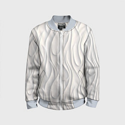 Бомбер детский Рельефный узор, цвет: 3D-серый