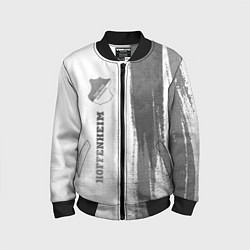 Бомбер детский Hoffenheim - white gradient по-вертикали, цвет: 3D-черный