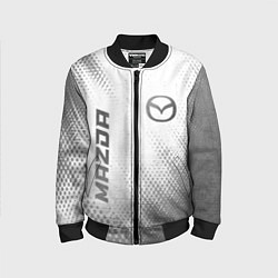 Детский бомбер Mazda - white gradient вертикально