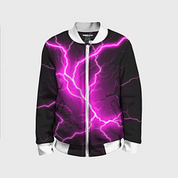 Бомбер детский The color is pink and black, цвет: 3D-белый