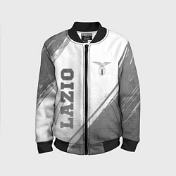 Бомбер детский Lazio - white gradient вертикально, цвет: 3D-черный