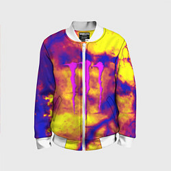 Детский бомбер Monster energy storm grunge