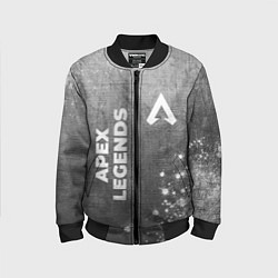 Бомбер детский Apex Legends - grey gradient вертикально, цвет: 3D-черный