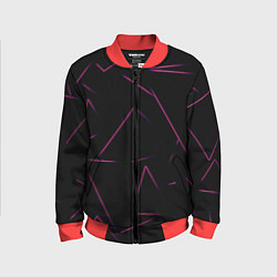 Детский бомбер Color pink line