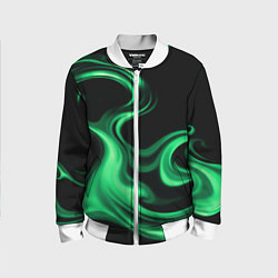 Детский бомбер Color green smoke