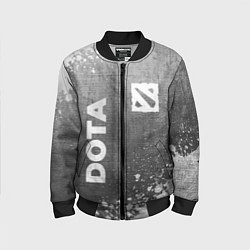 Детский бомбер Dota - grey gradient вертикально