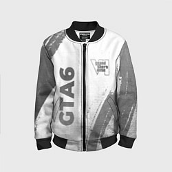 Детский бомбер GTA6 - white gradient вертикально