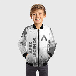 Бомбер детский Apex Legends - white gradient вертикально, цвет: 3D-черный — фото 2