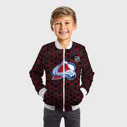 Бомбер детский Колорадо Эвеланш - соты с подсветкой, цвет: 3D-белый — фото 2