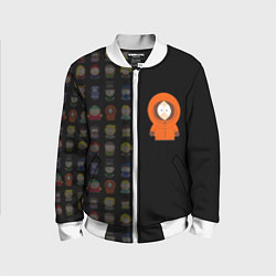 Бомбер детский Южного парка Кенни, цвет: 3D-белый