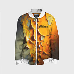 Бомбер детский Peeling plaster - Milano, цвет: 3D-белый