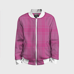 Детский бомбер Checkered pink
