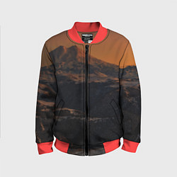 Бомбер детский Эльбрус, цвет: 3D-красный