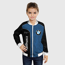 Бомбер детский BMW Performance Power, цвет: 3D-белый — фото 2