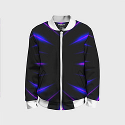 Детский бомбер Color black neon neon
